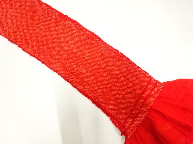 正絹　絞り　帯揚げ